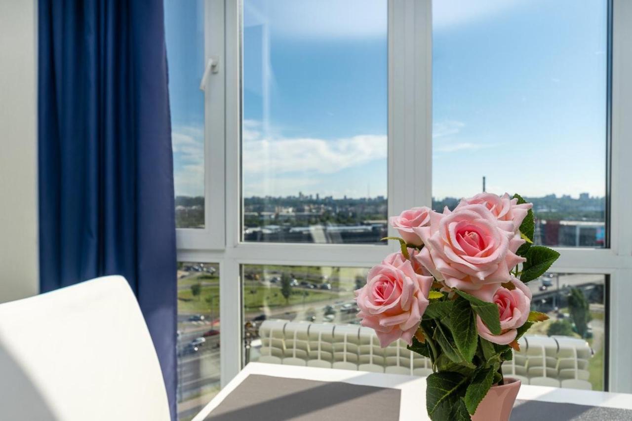 Fashionable Panoramic Apartments Dnieper. Obolon 基輔 外观 照片